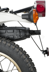 Kedo Strut for License Plate, stainless steel black powder coated, incl bolt (design like OEM), OEM reference # 1U6-21682-00 | 50053RP