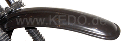 Kedo Replica Front Fender, Black (with standard mounting holes) | 50060