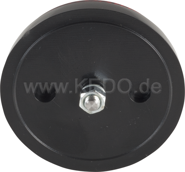 Kedo Replica Rear Reflector, Red, Round, 55mm Reflector / 59mm overall, M5 Bolt, E-Approved, OEM reference # 449-85131-01 | 50062