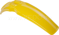 Kedo Replica Front Fender 'Export', 'Competition Yellow', with venting slots (OEM mounting holes for easy installation) | 50064