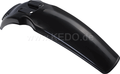 Kedo Replica Front Fender 'Export', Black, with venting slots (OEM mounting holes for easy installation) | 50066