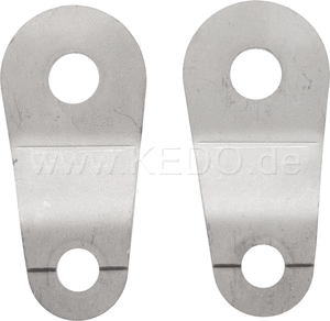 Kedo Rear Indicator Stay / bracket for rear shock absorber fixture / 10mm bolt, 1 pair, stainless steel, suitable for indicators with 8mm thread | 50084