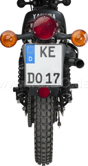 Kedo License Plate Support OEM style, suitable for 'Euro' license plates, 3mm aluminum, black, suitable for strut # 50053RP + reflector bracket # 50087 | 50088