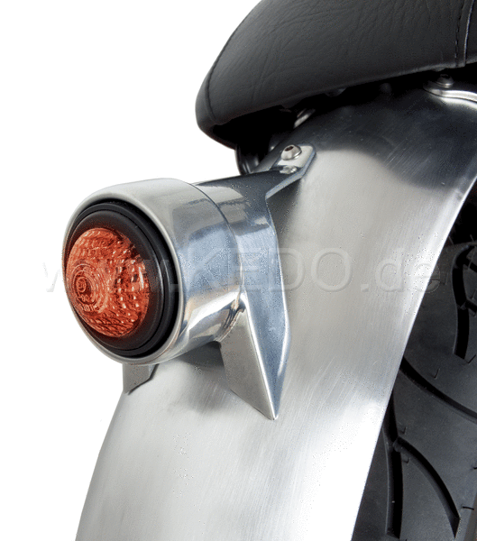 Kedo taillight Bracket 'MT', aluminum WITHOUT taillight, suitable taillight polished see Item 40628 or 41145 | 50100