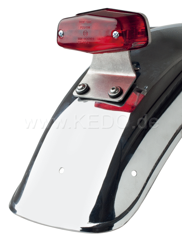 Kedo Taillight Bracket 'Pure', suitable for Taillights "Lucas Small" Item 41233, "Lucas" Item 40613, "Cateye" Item 41220 (Bracket comes WITHOUT Taillight) | 50114