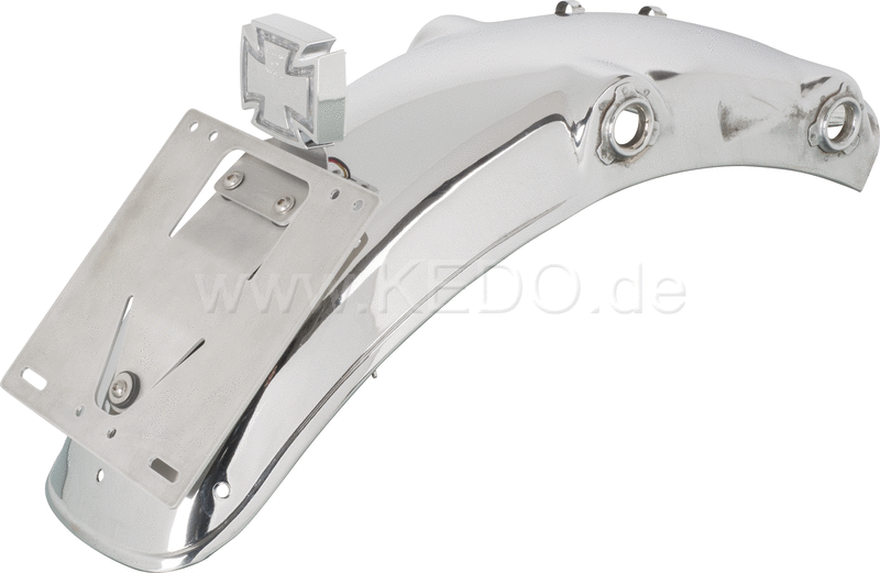Kedo Stainless Steel Taillight Bracket for 'Iron Cross' Taillight Item 41381 / S (delivery incl mounting material, but WITHOUT taillight.) | 50153