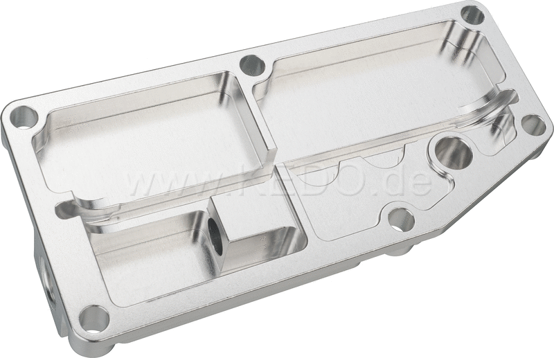 Kedo ViRace' Oil Sump, milled aluminum, heavy-duty anodized, improved heat dissipation thanks to cooling fins, high-strength thread | 50262