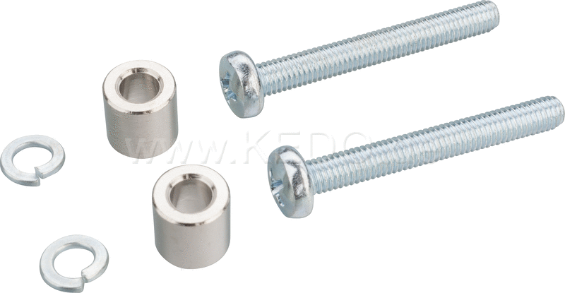 Kedo Mounting Set for Lighting Coil (PME or original coil) on PME alternator stator, 6 pcs. (E.G. supplements item 50595) | 50594