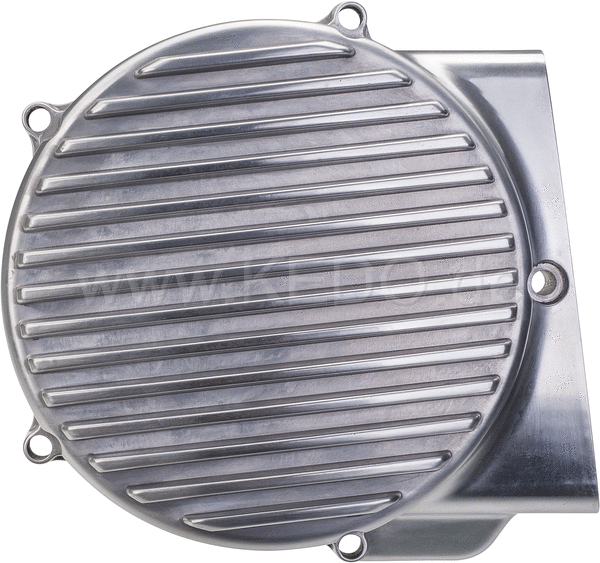 Kedo ViRace' Generator Cover with Cooling Fins, Polished Aluminum | 50603
