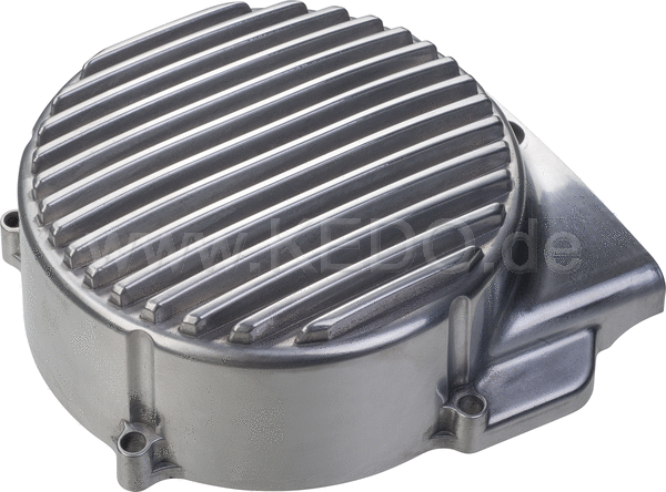 Kedo ViRace' Generator Cover with Cooling Fins, Polished Aluminum | 50603