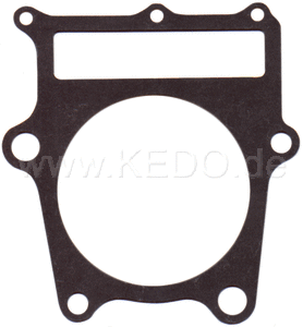 Kedo 1mm Cylinder Base aluminum adapter (fits E.G. long stroke engines or to achieve lower Compression) | 50604