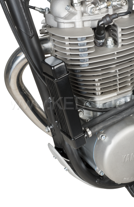 Kedo Oil Cooler Kit SLIM, small and effective, complete set ready to install incl mounting kit and oil lines, optional matching accessories available. | 50605