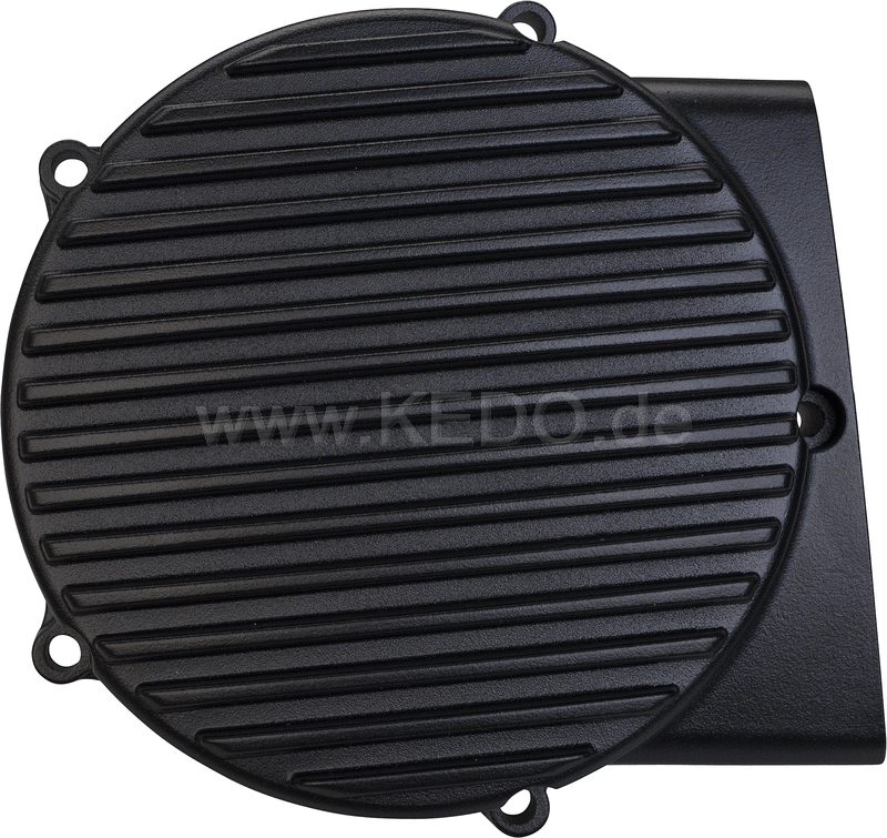 Kedo ViRace' Generator Cover with Cooling Fins, Aluminum, Black Coated | 50639S