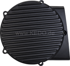 Kedo ViRace' Generator Cover with Cooling Fins, Aluminum, Black Coated | 50639S