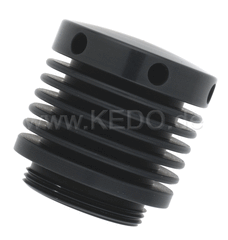 Kedo Vi-Caps Valve Cover caps, aluminum anodized black, 1 Piece | 50662S