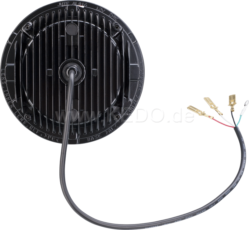 Kedo LED Headlight insert 12V DC with high / low beam and parking light, H4 connection, e-approved, operation only on 12V AC voltage conversions WITHOUT | 50768