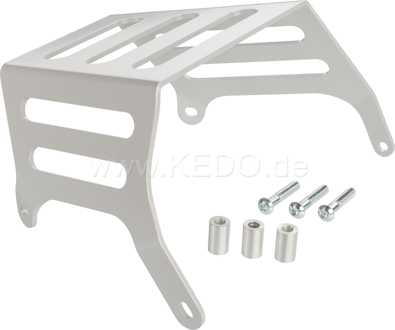Kedo Aluminum Rack (luggage rack), including mounting material, silver powder-coated | 60096