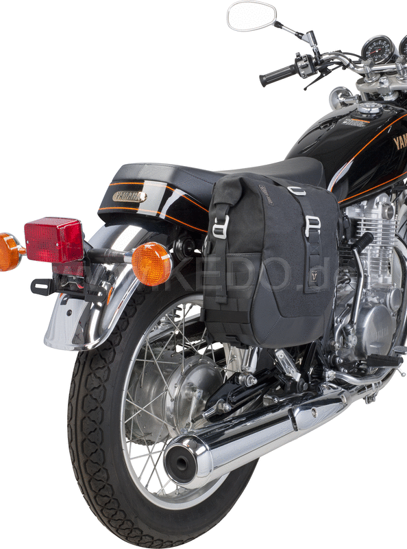 Kedo Luggage Bag Rack with SLC Quick Release System, RH, suitable for E.G. LegendGear side bags, black coated, hand-made by KEDO | 60099