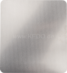 Kedo License Plate Reinforcement Plate for (old) motorcycle license plate 22x20cm, aluminum 2mm, rounded corners | 60219