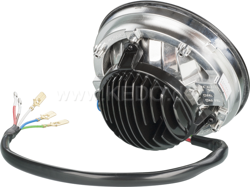 Kedo LED Head Light insert with Daytime Running Light, for OEM headlight housing, original lamp ring is taken over, e-approved | 60349-4