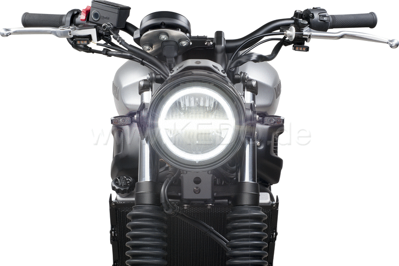 Kedo LED Head Light insert with Daytime Running Light, for OEM headlight housing, original lamp ring is taken over, e-approved | 60349-4