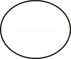 Kedo Start Number Plate Sticker White, black border, 1 piece, suitable for DIY start number plate item 30069, dimensions approx. 285x238mm | 60410
