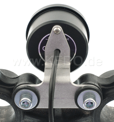 Kedo Mounting Bracket for Motogadget 'Motoscope Tiny' Speedometer (instead of main switch at upper SR-yoke, suitable for speedometer 40354 until d.o.p. 2015) | 62005