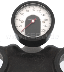 Kedo Mounting Bracket for Motogadget 'Motoscope Tiny' Speedometer (instead of main switch at upper SR-yoke, suitable for speedometer 40354 until d.o.p. 2015) | 62005