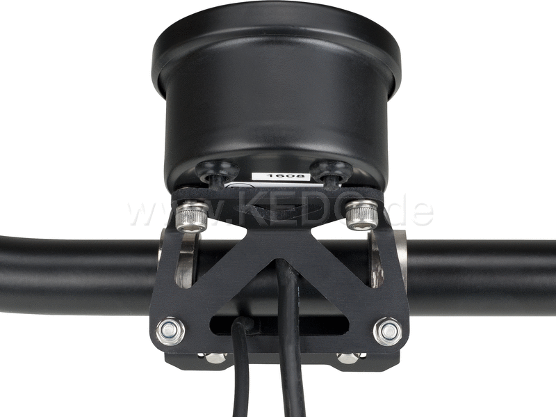 Kedo Speedo & Pilot Light Bracket 'RBB' for Daytona Velona Speedometer (for handlebar mount, suitable for all 60mm and 80mm Velona instruments) | 62020