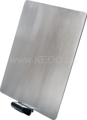 Kedo Universal License Plate Holder incl LED license plate light ( 'e-approved), stainless steel 2mm, size 180x200mm | 63031