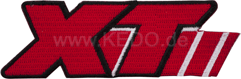 Kedo Batch XT logo, Red (approx 105x33mm.) | 80109