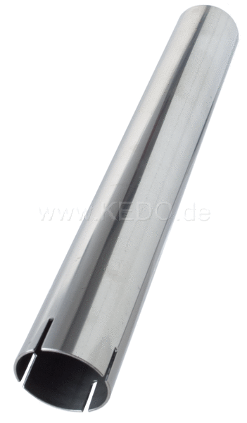 Kedo Header Pipe Extension, Stainless Steel, Length 300mm, Diam. 41.5mm / 44.5mm, Onesided fourfold Slotted | 90132
