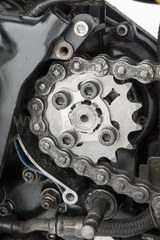 Kedo Special Repair Sprockets / Front Sprocket 15T, Reduces wear on the shaft end and pinion Allows mounting with up to 50% worn gear shaft | 90133