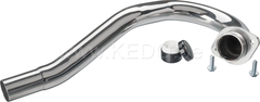 Kedo Header Pipe Stainless Steel incl Flange, Bolts and Mounting paste size like OEM, without heat shield mounting threads, not street legal | 91313F
