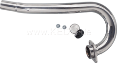 Kedo Header Pipe Stainless Steel incl Flange, Bolts and Mounting paste size like OEM, without heat shield mounting threads, not street legal | 91313F