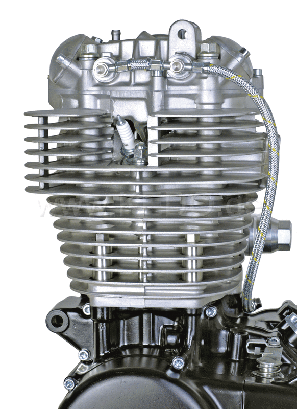 Kedo Twin Feed Oil Line Kit 'Race Line' with Silver Colored Steel Braided Oil Line, Complete Kit | 92050