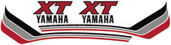 Kedo Fuel Tank Decal Red / Silver / Anthracite, Right & Left | 92085