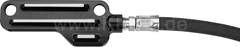 Kedo Twin Feed Oil Line 'Vintage XT', black anodised aluminum distributor with bare cooling fins analogue to XT cylinder and black textile pants | 92117