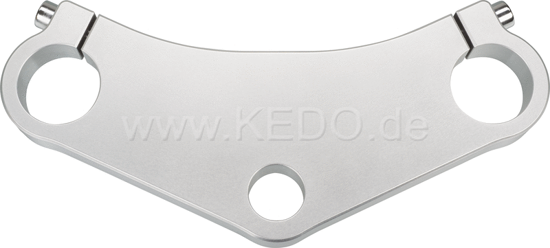 Kedo Aluminum Yoke "Racer", integrated mounting bracket for speedo, delivery incl manufacturer's certificate | KTH-10059