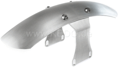 Kedo DIY Fender Set "Racer", undrilled aluminum front fender with protective foil, bracket ready for mounting, raw aluminum, including mounting material. | KTH-10086.18