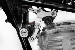 Kedo Main Switch Bracket, stainless steel, inconspicuous installation below the tank, no change of wiring loom Necessary, including mounting material. | KTH-10128