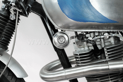 Kedo Horn Bracket, unobtrusive mounting of the horn for a tidy front, so for the original horn, black aluminum, M6 mounting hole | KTH-10173