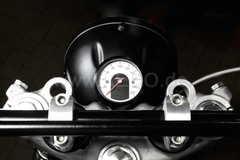 Kedo Speedo bracket for Motoscope Tiny, stainless steel, black coated, including mounting material. | TH-10100.1