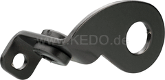 Kedo Bracket for Motoscope magnetic sensor, stainless steel black coated, assembly on the left brake caliper bracket | TH-10113.1