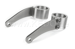 Kedo Headlamp Bracket "Pure", high-strength aluminum & stainless steel, aesthetic mounting of the headlight with lateral mounting and mounting M8 | TH-10167.1