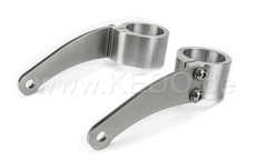 Kedo headlight bracket "pure", high strength aluminum and stainless steel, aesthetic assembly of your headlamp with lateral fastening and M8 uptake | TH-10167.4