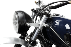 Kedo headlight bracket short "Pur", aluminum and stainless steel, aesthetic installation of your headlamp with side mounting M8 and Recording | TH-10169.3