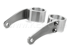 Kedo headlight bracket short "Pur", aluminum and stainless steel, aesthetic installation of your headlamp with side mounting M8 and Recording | TH-10169.3