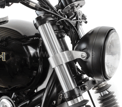 Kedo Head Light Bracket Super-Short "Pure", aluminum & stainless steel, aesthetic mounting headlights with M8 side mounting | TH-10199.1