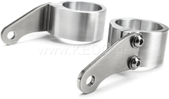 Kedo Head Light Bracket Super-Short "Pure", aluminum & stainless steel, aesthetic mounting headlights with M8 side mounting | TH-10199.1